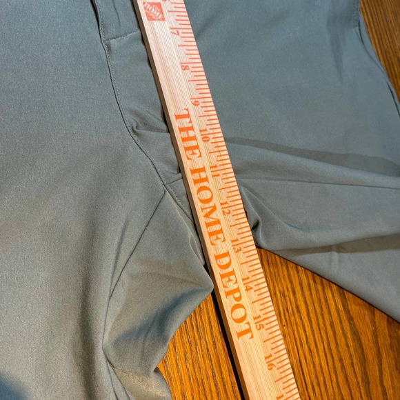 Chubbies Everywhere Performance Pants Large Olive Green Elastic Waist Zip Pocket - Picture 8 of 12